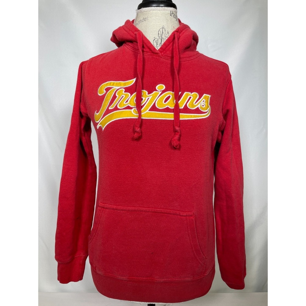 USC Trojans Her Style Authentic Apparel Red Hoodie Women's SMALL